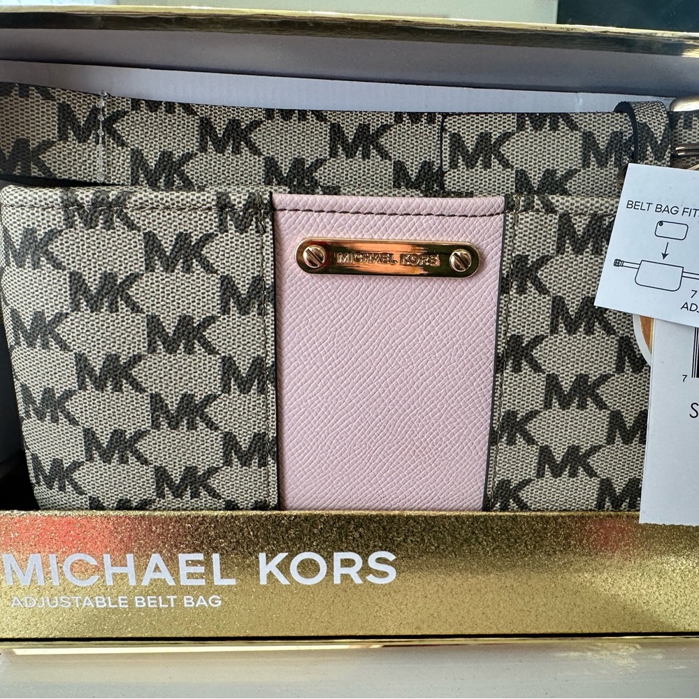 NWT Michael Kors Adjustable belt bag - Picture 2 of 6
